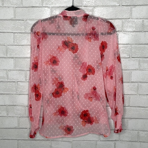 Bobeau Surplice Swiss Dot Blouse - Picture 10 of 13